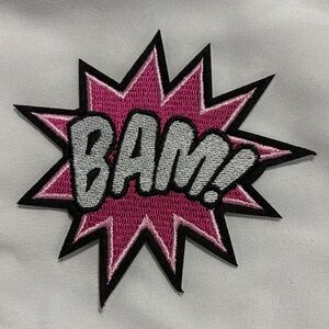 Pink Comic Style Patch